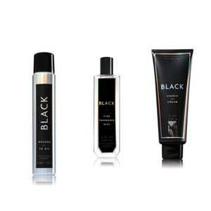 BBW Blk Cosmic 3 piece set w/ Gift Bag